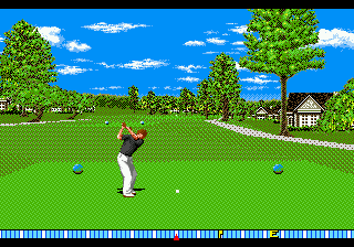 New 3D Golf Simulation Pebble Beach no Hatou (Japan) In game screenshot